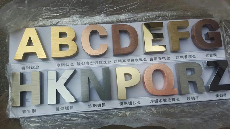 不銹鋼腐蝕字